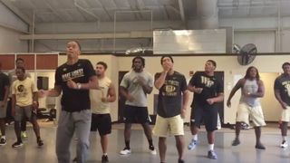 Camp dance offs are just beginning...and I think we already have the winner (Wake Forest)