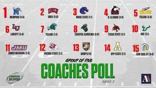 Group of 5 Coaches Poll - Week 3 (coaches poll)