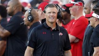 ...When the fire alarm is going off, but you're the head coach (Utah)