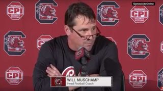 Will Muschamp on unsportsmanlike flag: "Drop it at my feet next time." (Will Muschamp)