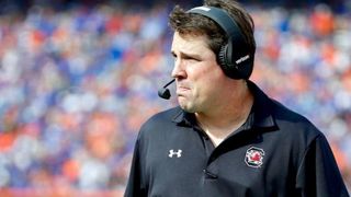 There are conflicting reports about Will Muschamp's next coaching move (South Carolina)
