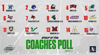 Group of 5 Coaches Poll - Week 2 (coaches poll)