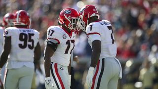 2021 Georgia closing in on 2017 Alabama for most talented national champion of 21st century (Kirby Smart). Photo by Brett Davis-Imagn Images