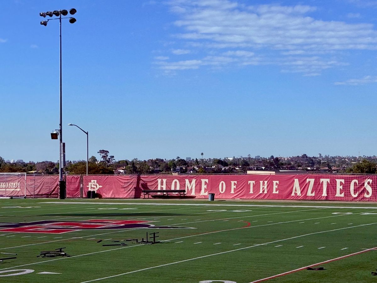 San Diego State's home away from home, when it isn't playing games at Snapdragon Stadium. San Diego State's home away from home, when it isn't playing games at Snapdragon Stadium.
