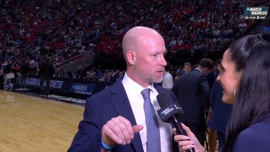 During mid-game interview, coach says he plans to fire his whole staff (Kevin Willard)