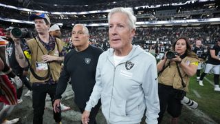 Las Vegas Raiders fire Pete Carroll (las vegas raiders). Photo by Kirby Lee-Imagn Images