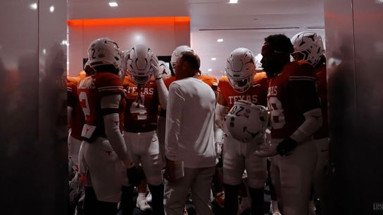 'I need you living in the 90 percent': Sark's message to Texas before second-half comeback (Steve Sarkisian)