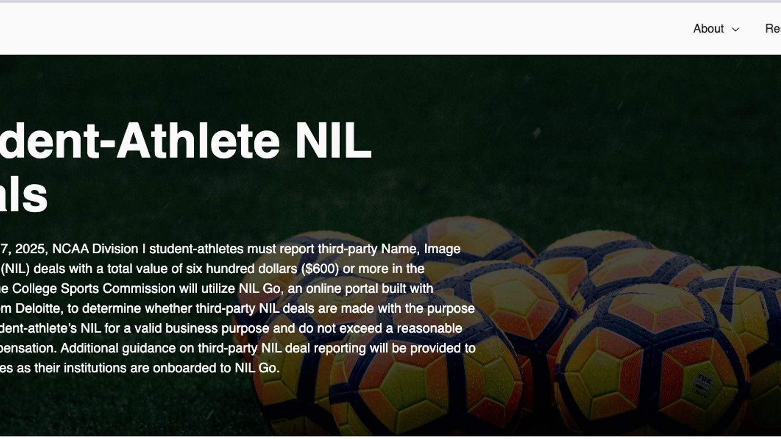How many athletes, agents are in the College Sports Commission's NIL database  (Featured)