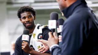 21-year-old son of Falcons defensive coordinator sent prank call to Shedeur Sanders, team confirms (Atlanta Falcons). Photo by Michael Ciaglo-Imagn Images
