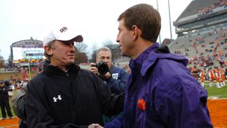 Spurrier: Someone needs to tell Dabo there aren't any rules anymore (Steve Spurrier). Photo by © BART BOATWRIGHT/Staff, Bart Boatwright