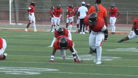 High school program goes viral for halftime accountability bear crawls (high school)